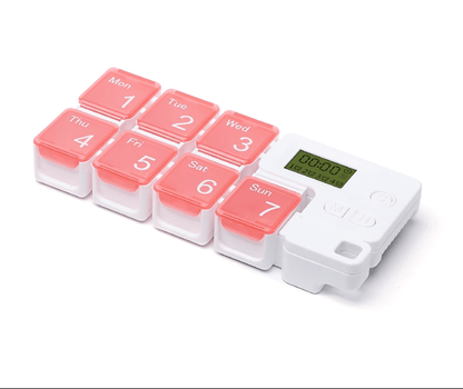 7-Day Pill Organizer with Alarm Reminder